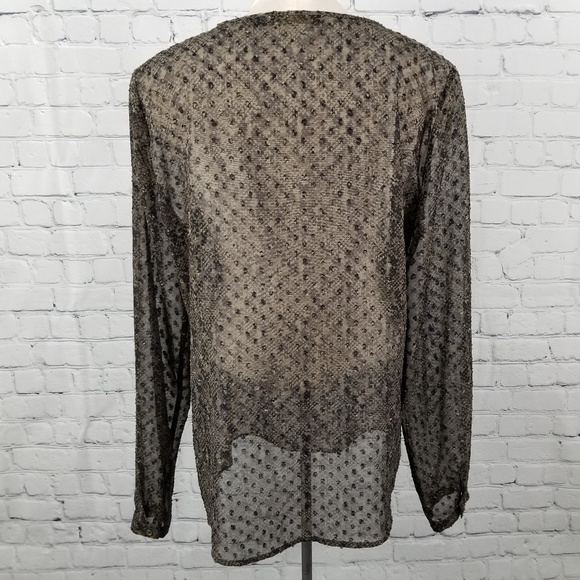 OUTBACK RED | long sleeve animal print blouse - Picture 4 of 7